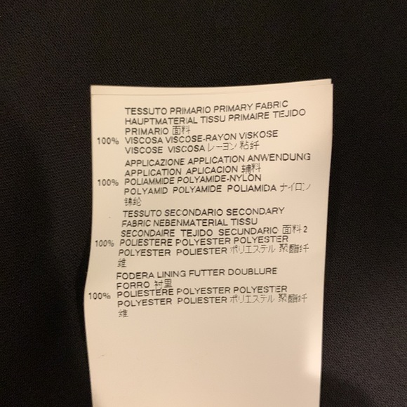 NWT Just Cavalli Women’s woven long sleeve top, size 44 Italy / 6 - 8 US - Picture 7 of 7